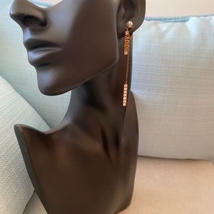 Dior earrings J’adior Dangle Pearl crystal chain
